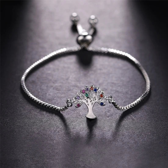 Bracelet Arbre de Vie Celtique Argenté