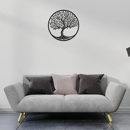 arbre de vie decoration murale en metal