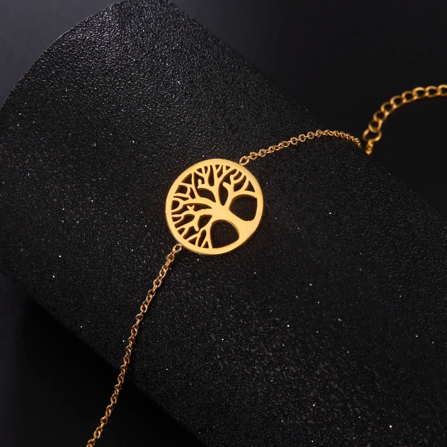 Bracelet Arbre de Vie Doré