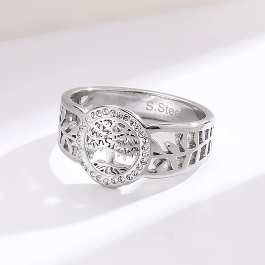 Bague Arbre de Vie Chic Argenté