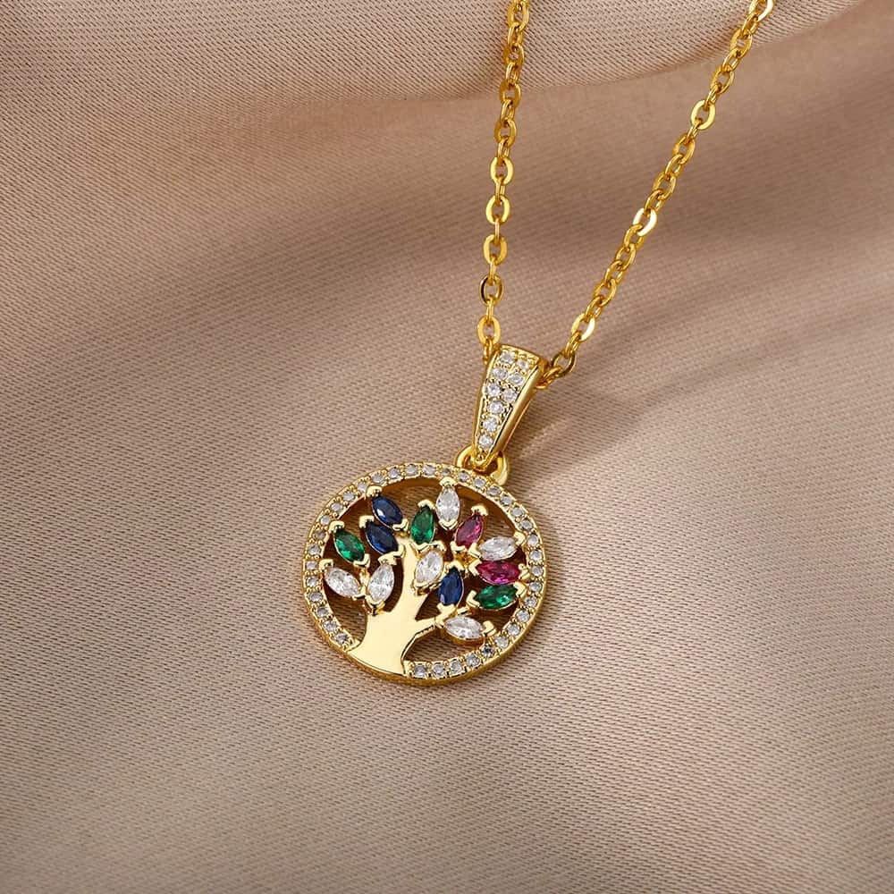 Collier Arbre de Vie or