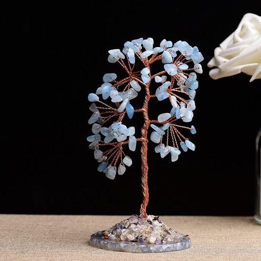 Déco à poser Arbre de Vie Aquamarine