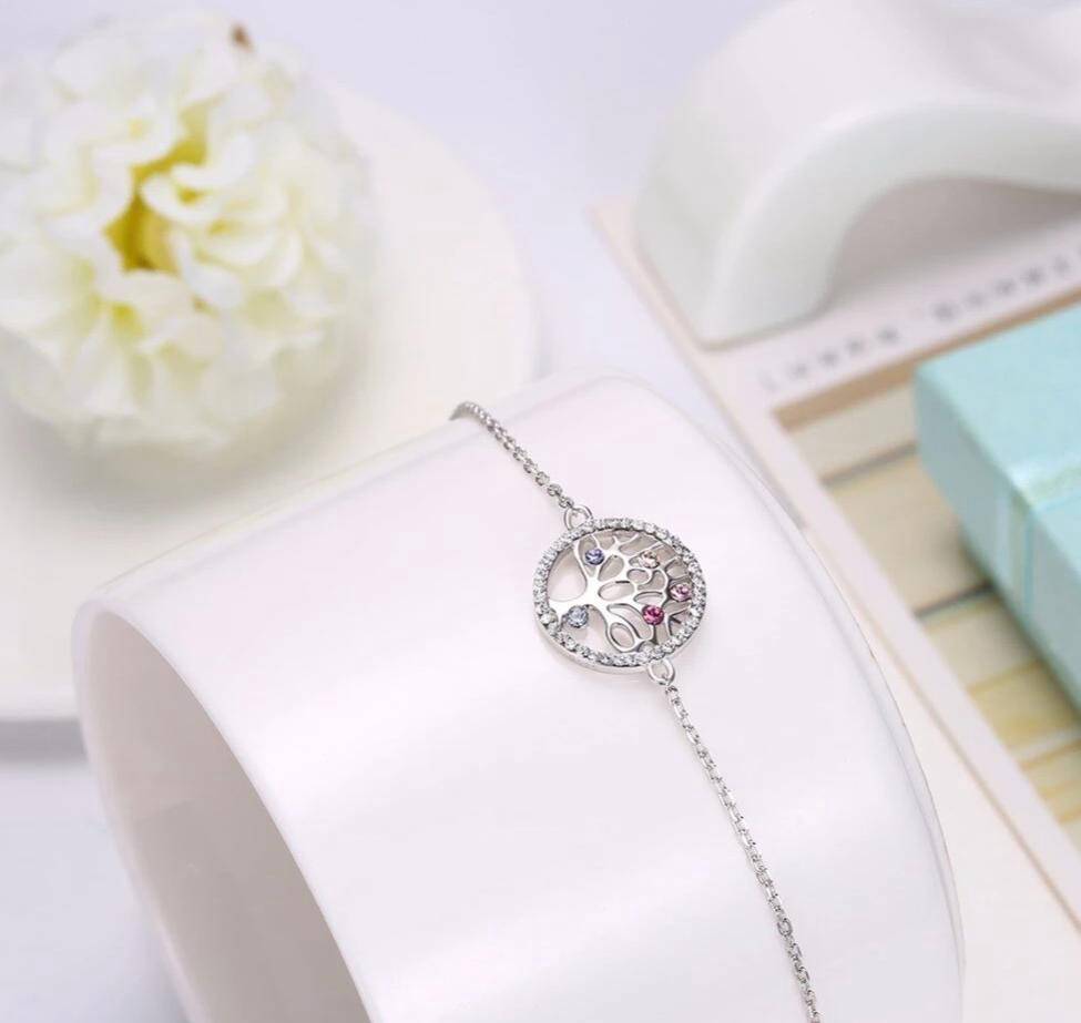 Bracelet Arbre de Vie Femme Argent Sterling