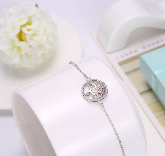 Bracelet Arbre de Vie Femme Argent Sterling