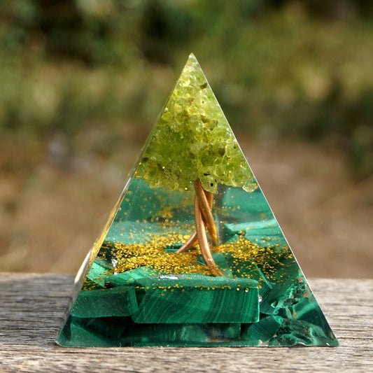 Orgonite Pyramide Malachite