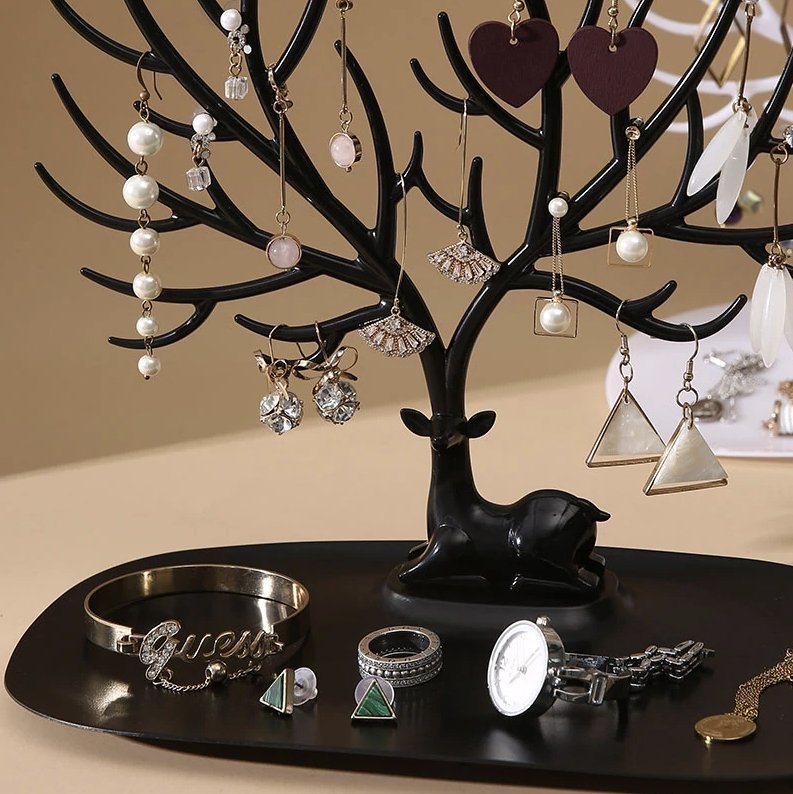 Arbre de Vie Porte-Bijoux cerf