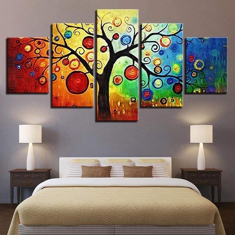 Tableau abstrait Arbre de Vie