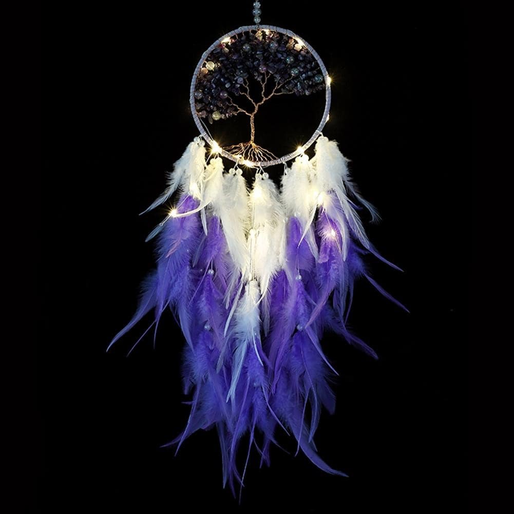 Attrape-Rêve Arbre de Vie Lumineux