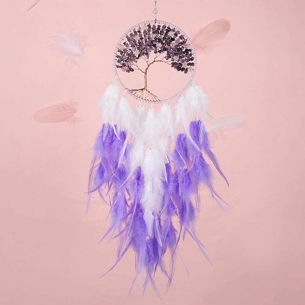 Attrape-Rêve Arbre de Vie Violet