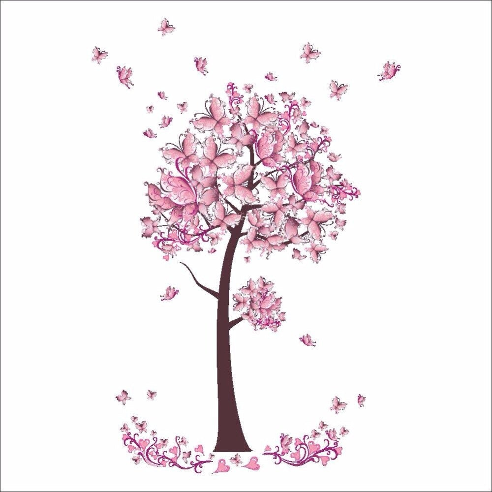 Sticker Arbre de vie Rose