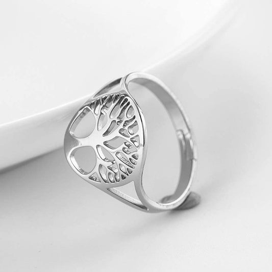Bague Arbre de Vie Acier