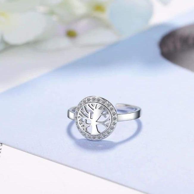 Bague Arbre de Vie Argent pour Femme
