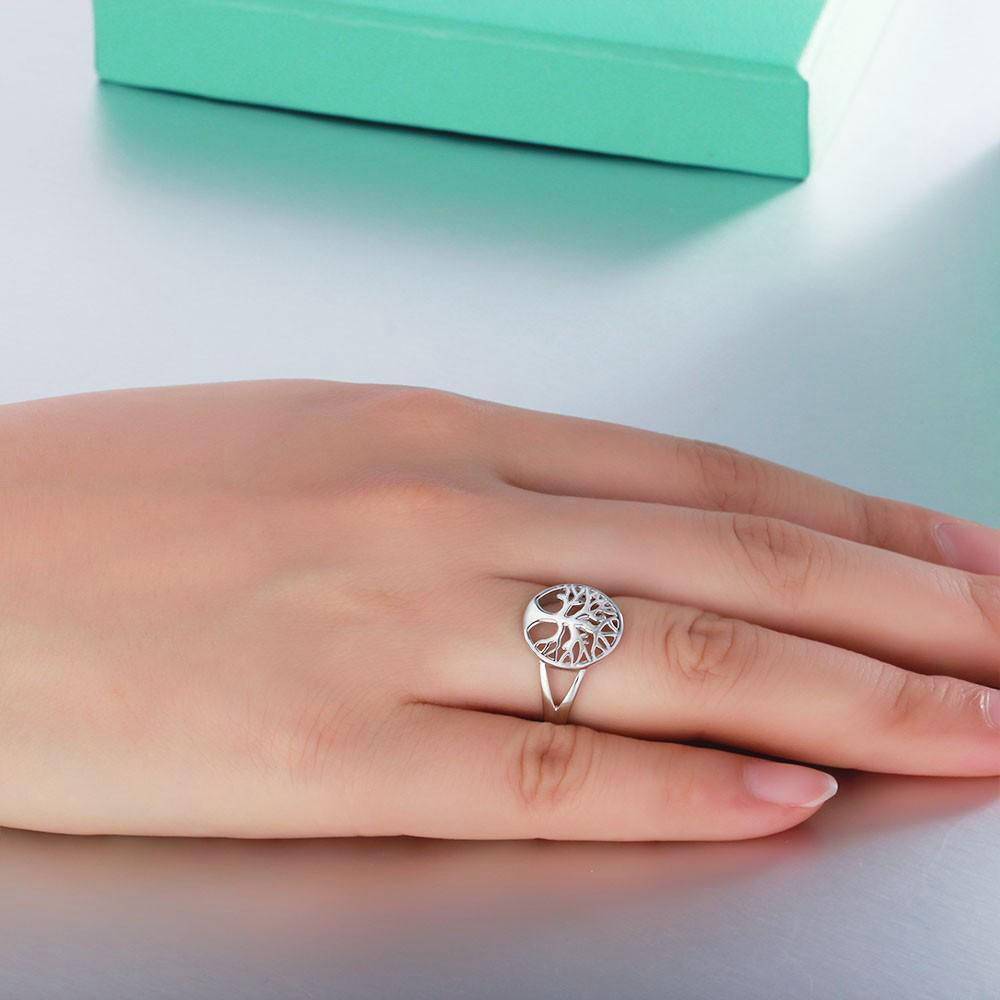 Bague Arbre de Vie Argent pour homme