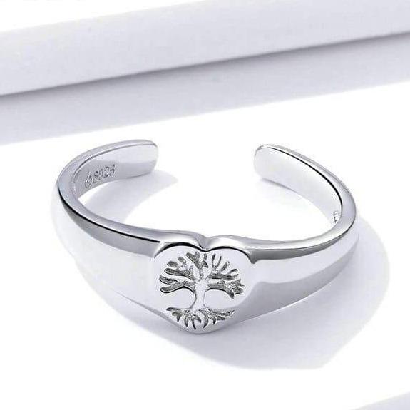 Bague Arbre de Vie avec Cœur