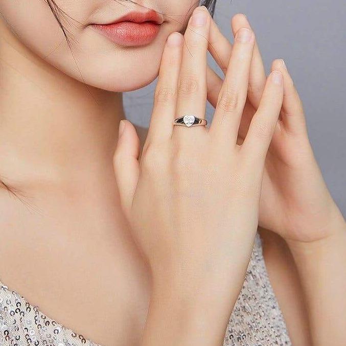 Bague Arbre de Vie en forme de Cœur