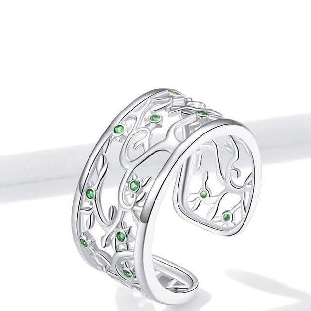 Bague Arbre de Vie Fantaisie argent