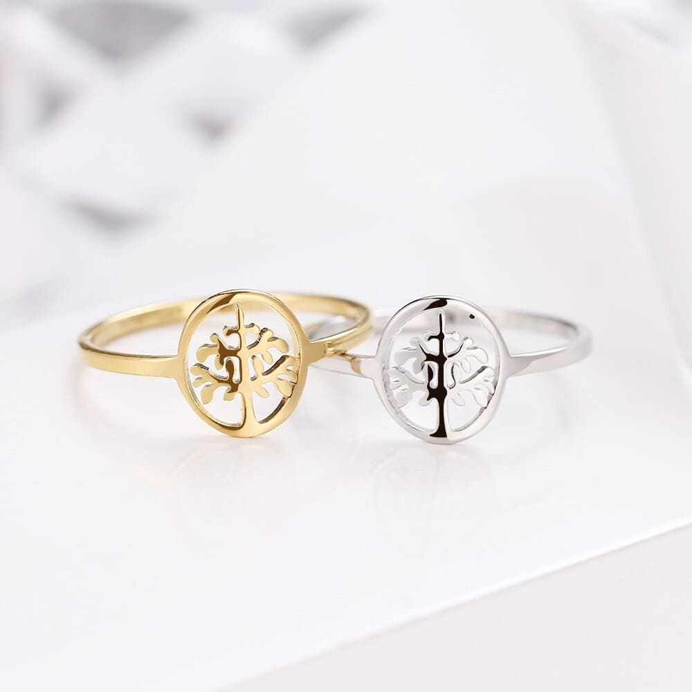 Bague Arbre de Vie de Fiançailles