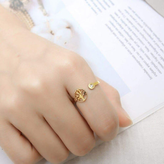 petite Bague Arbre de Vie Or