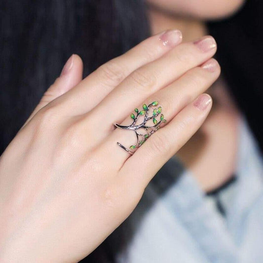 Bague Arbre de Vie femme Argenté