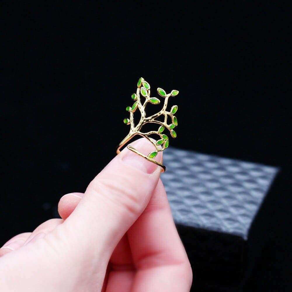Bague Arbre de Vie Original Doré