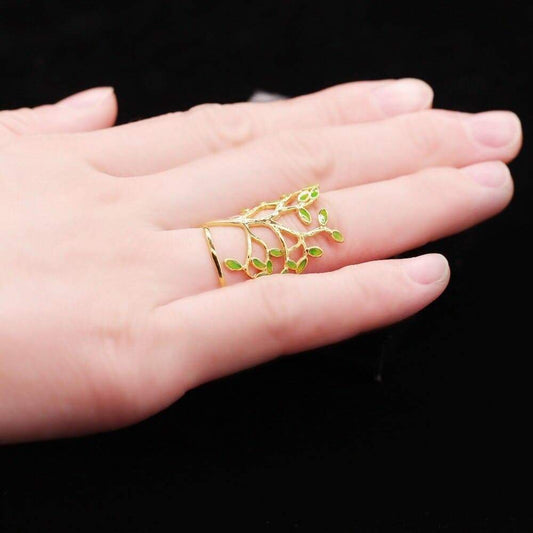 Bague Arbre de Vie Doré femme