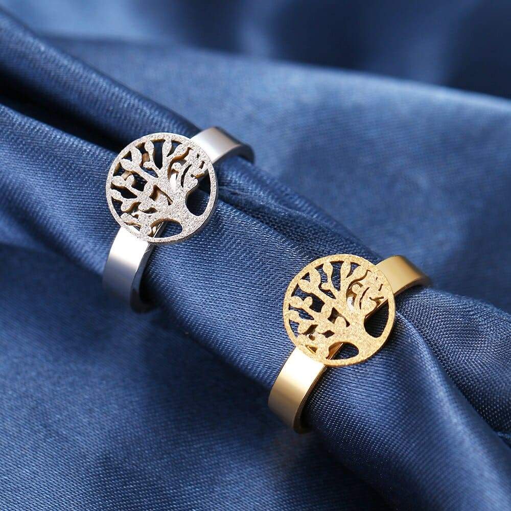 Bague Arbre de Vie médaille