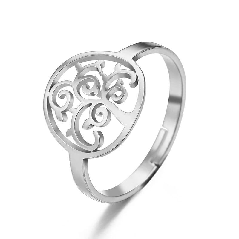 Bague Argentée Arbre de Vie