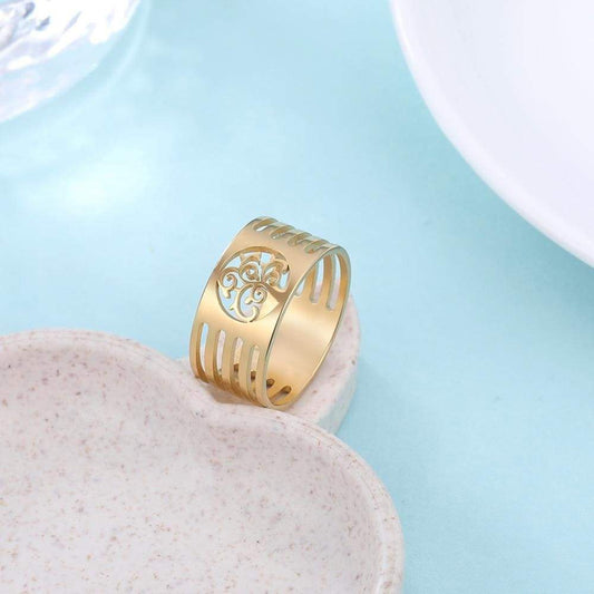 Bague Arbre de Vie Femme doré