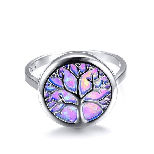 Bague avec Opale Bleue