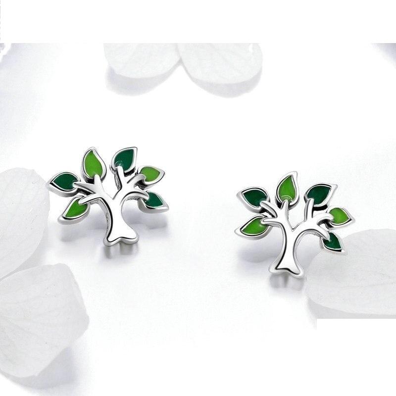 Boucles d’Oreilles en forme de Feuilles