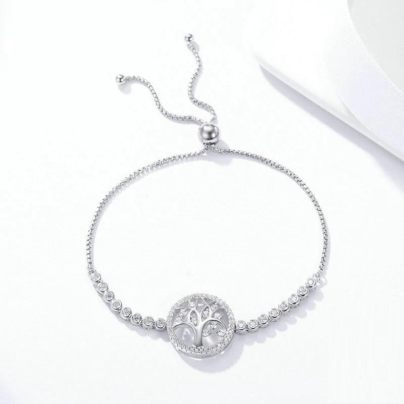 Bracelet Arbre de Vie femme Argent