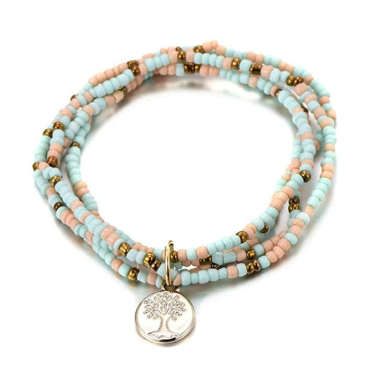 Bracelet Arbre de Vie Bohème Vert