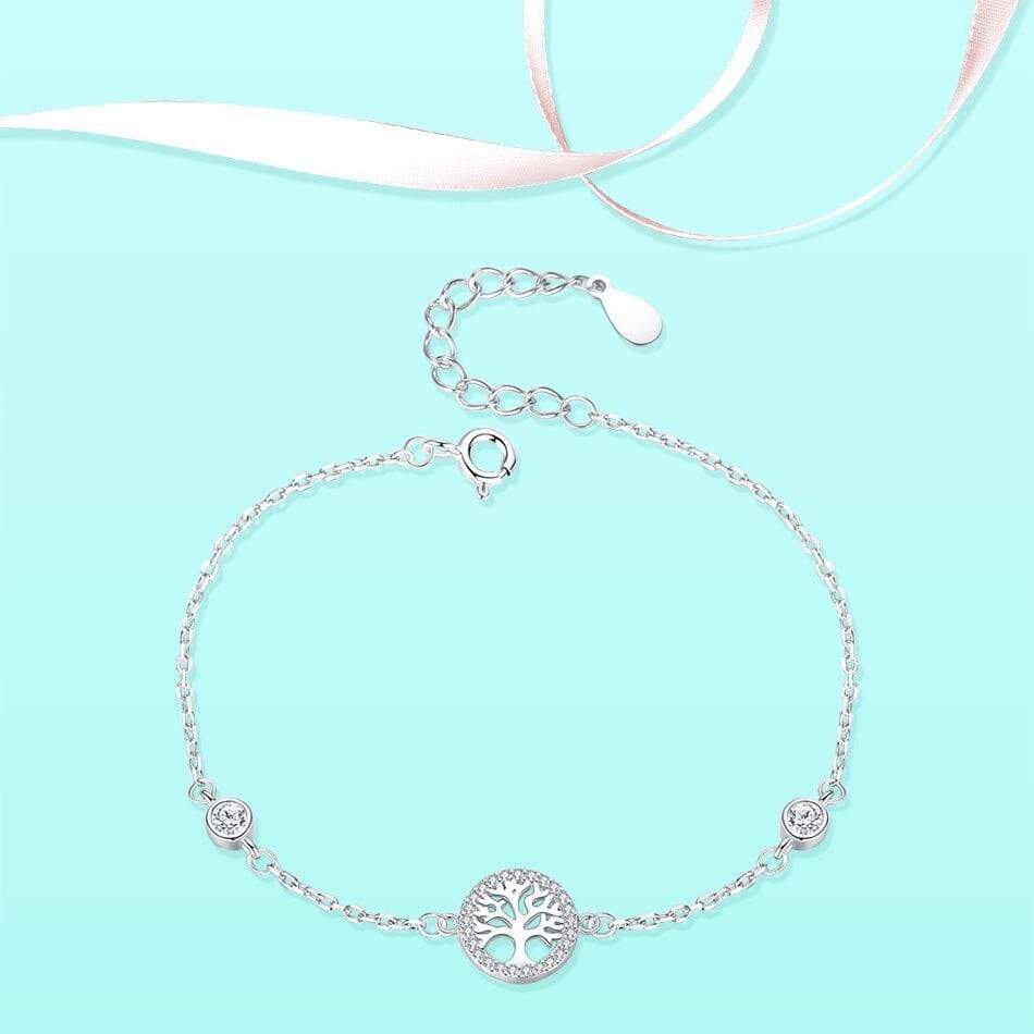 Bracelet Arbre de Vie Femme en Argent