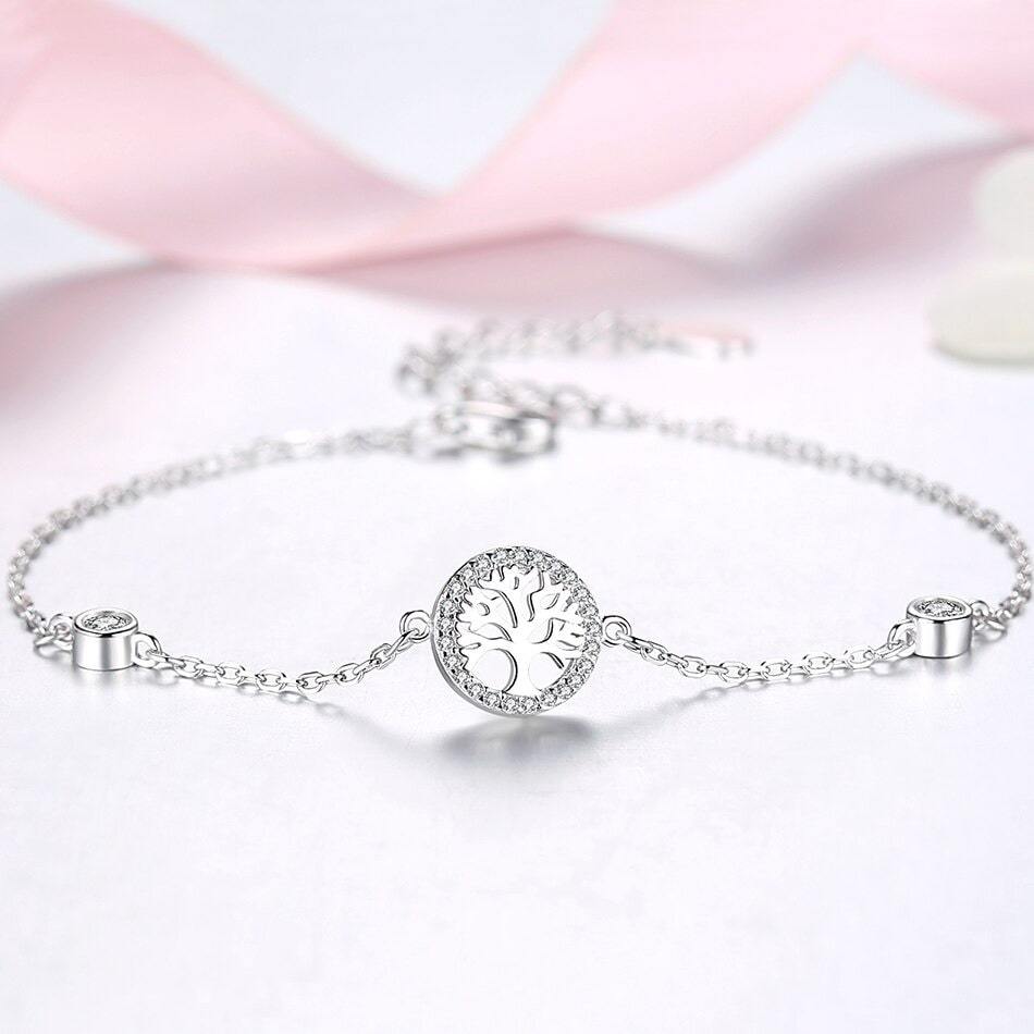 Bracelet Arbre de Vie Femme Argent