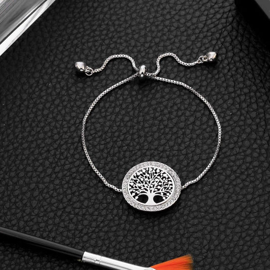Bracelet Arbre de Vie médaille Argent
