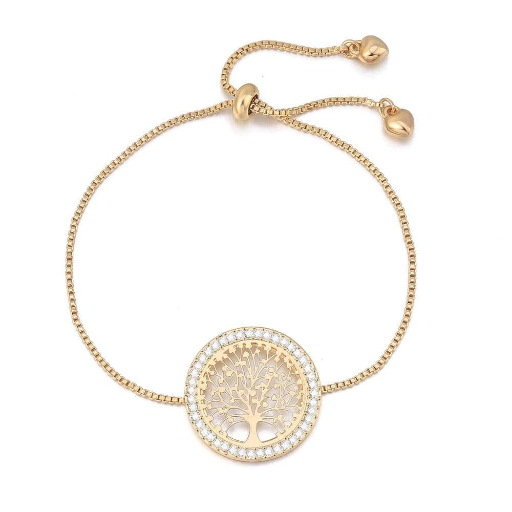 Bracelet Arbre de Vie Plaqué Or