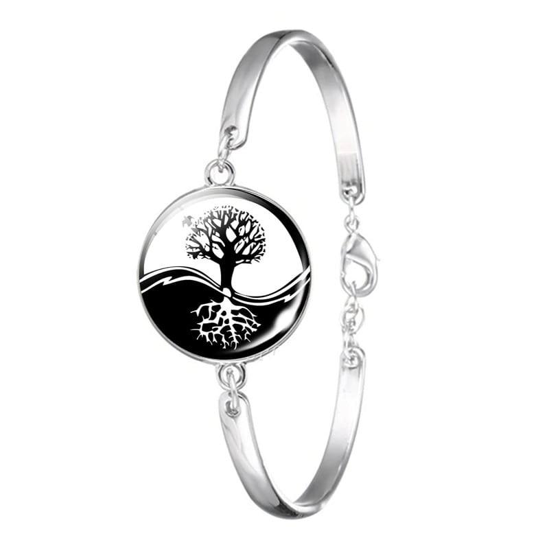 Bracelet Arbre de Vie Ying et Yang
