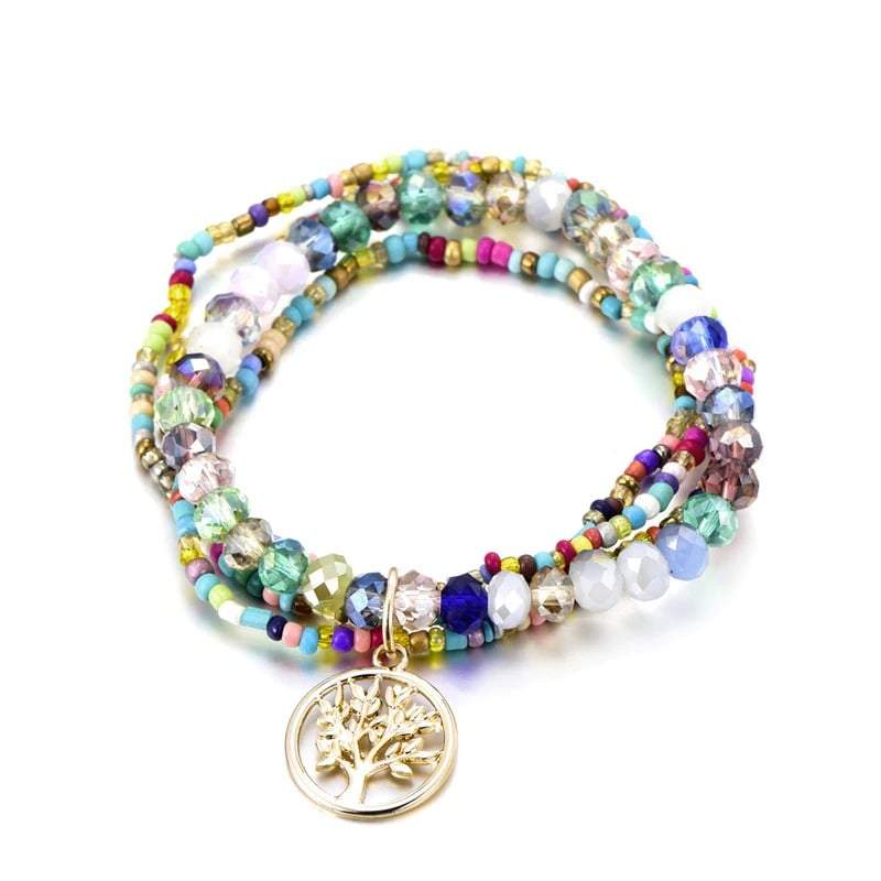 Bracelet Arbre de Vie Bohème Multicolore
