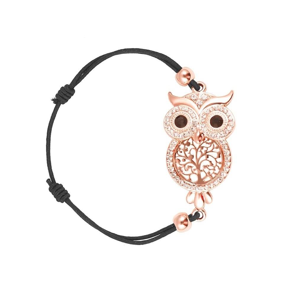 Bracelet Chouette or rose