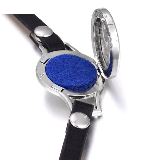Bracelet Arbre de Vie Cuir Diffuseur d'Huile Essentielle