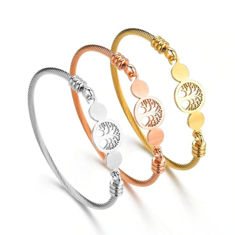 Bracelet Jonc Arbre de Vie