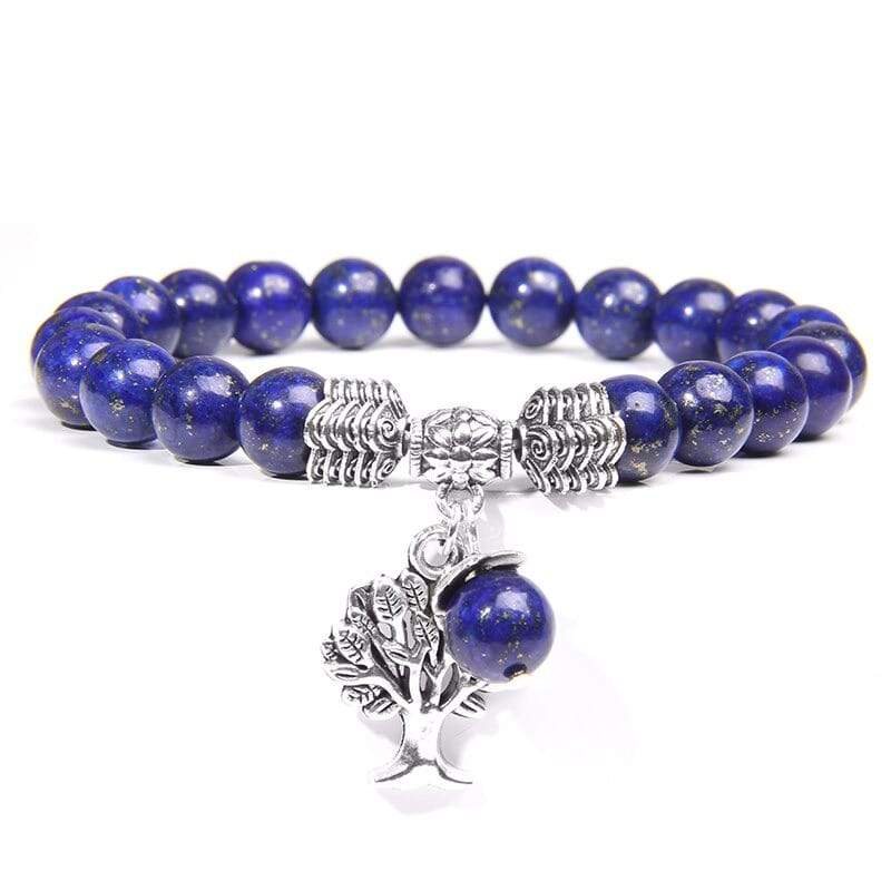 Bracelet Lapis-lazuli et Arbre de Vie