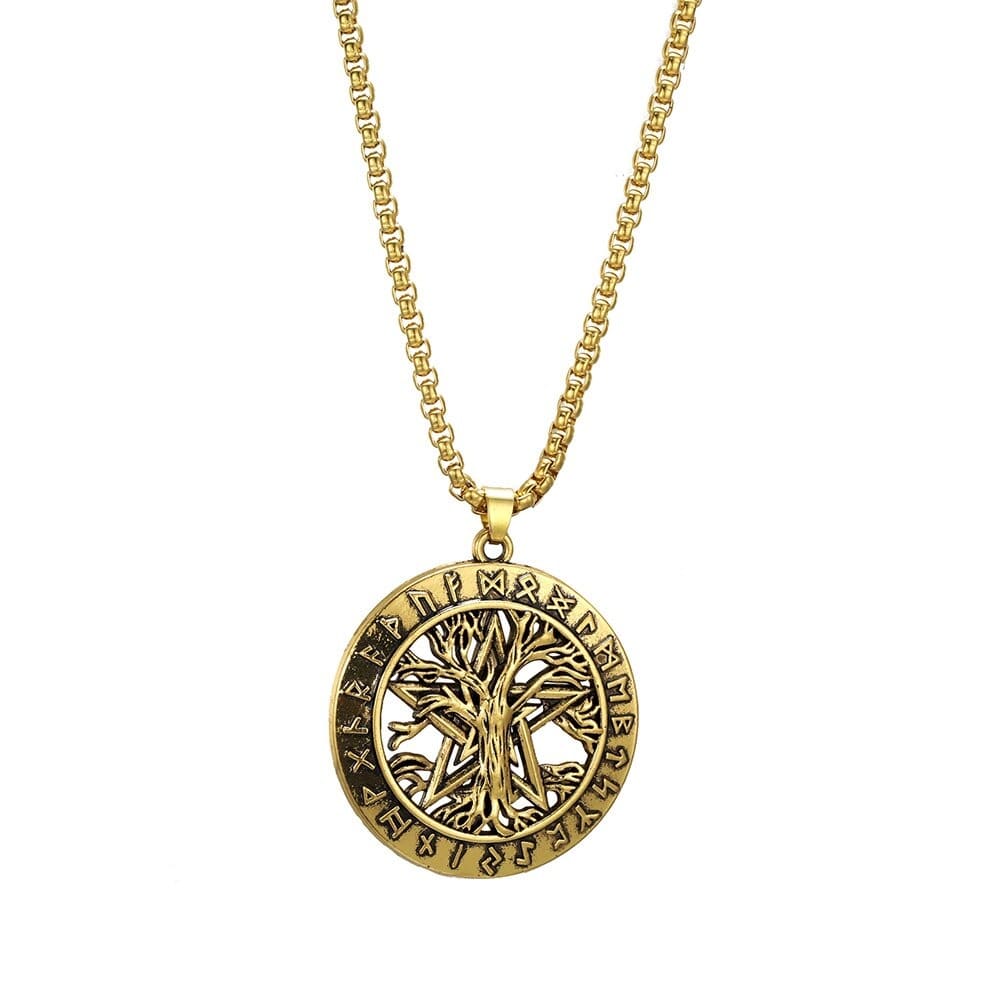 Collier Amulette Or