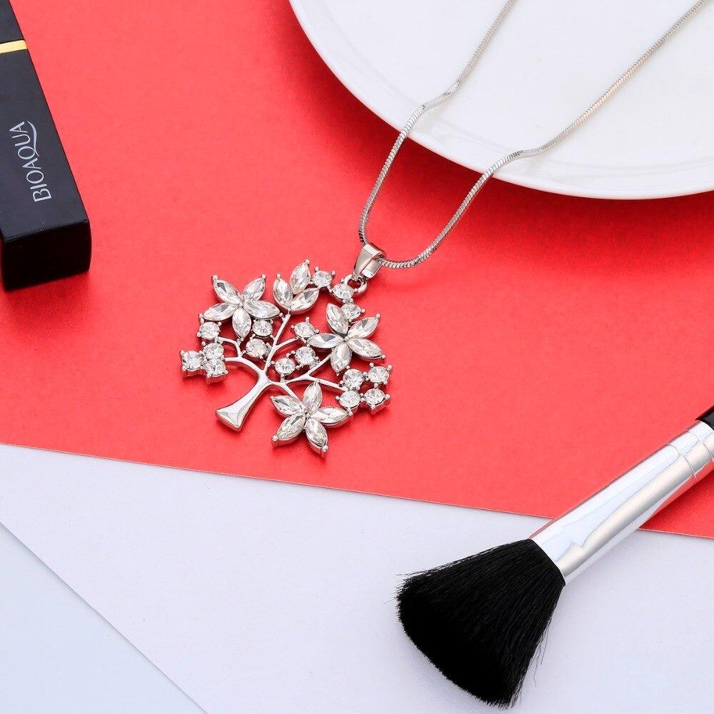 Collier Fleur Argent