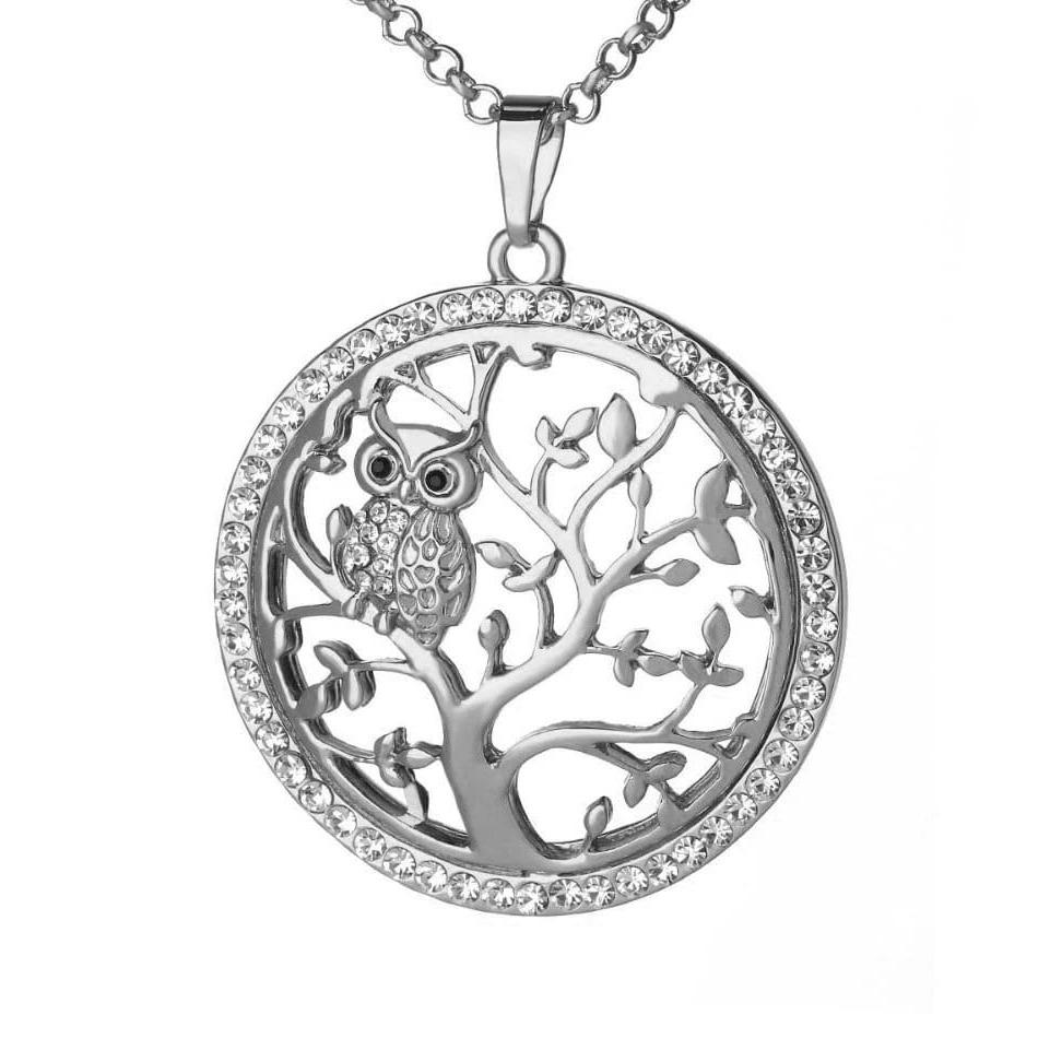 Collier Arbre de Vie Hibou