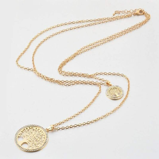 pendentif Arbre de Vie Long Or