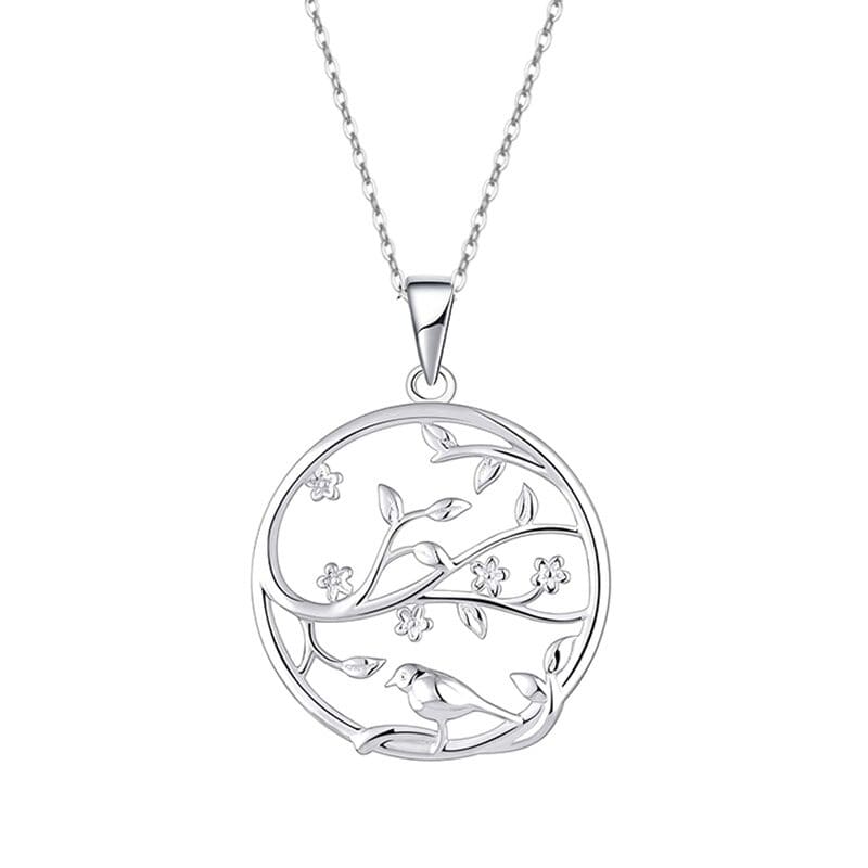 Collier Arbre de Vie Oiseau
