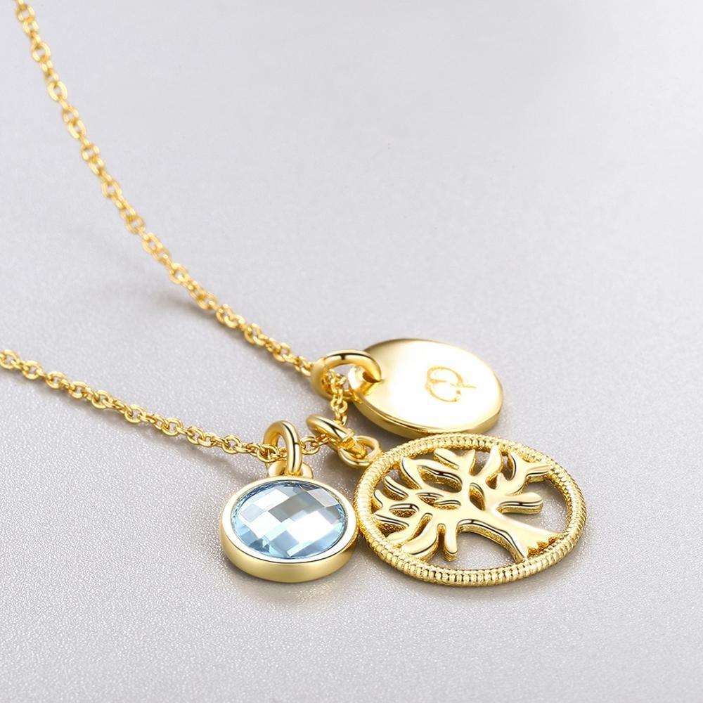 pendentif Arbre de Vie Or 3 Pièces