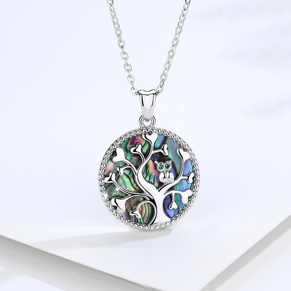 Collier Arbre de Vie Chouette