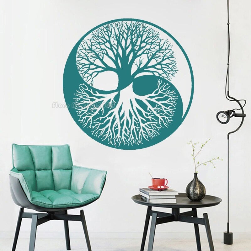 Autocollant Ying et Yang